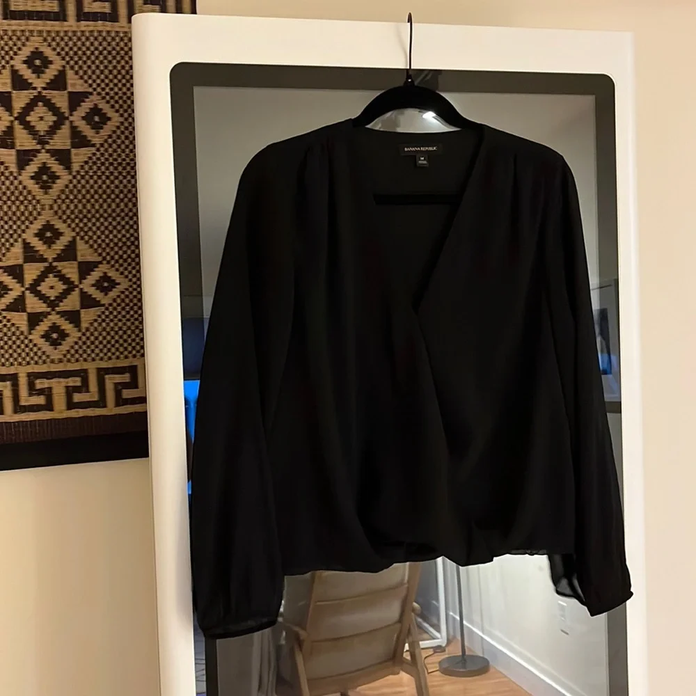 Banana Republic Wrap Top Blouse - Picture 1 of 2